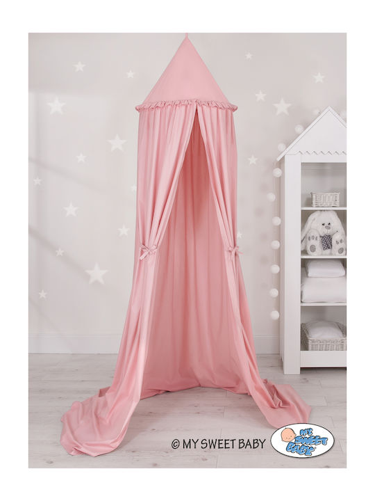 My Sweet Baby Mückennetz Kinderbett aus Tüll Rosa