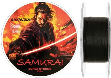 Nylon Monofilament Baracuda Samurai 150 M Culoare Neagră