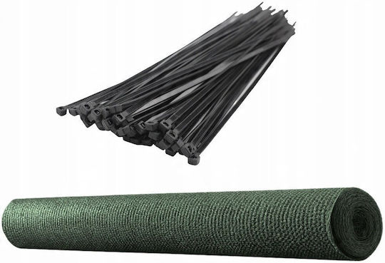 Lean Toys Мрежа за сянка Зелен на Ролка 1.5x50m 140гр/кв.м