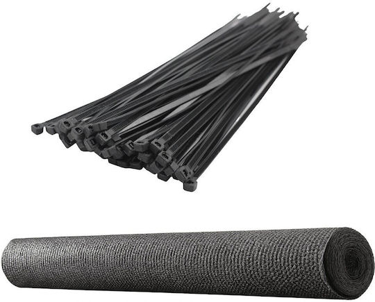 Lean Toys Мрежа за сянка Сив 1.5x50m 70гр/кв.м
