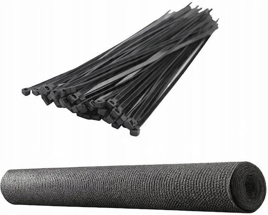 Lean Toys Мрежа за сянка Сив 1.5x25m 70гр/кв.м
