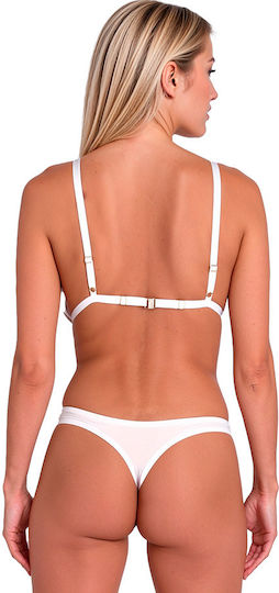 Passion Anuvera Bra + Thong Set White