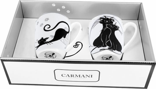 Set 2 Tassen Cat World Carmani