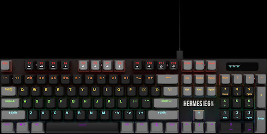 Gamdias HERMES E6 Elite Combo Σετ Gaming Μηχανικό Πληκτρολόγιο με Gamdias διακόπτες και RGB φωτισμό & Ποντίκι (International English)