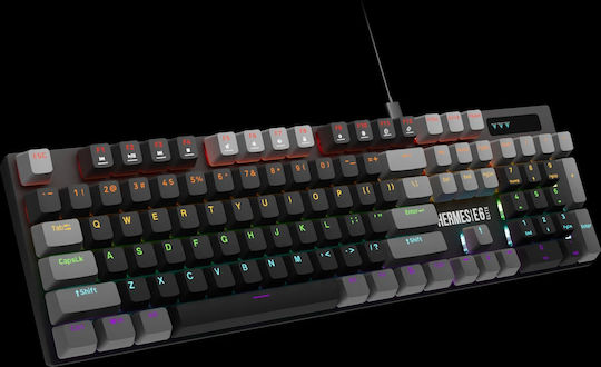 Gamdias HERMES E6 Elite Combo Σετ Gaming Μηχανικό Πληκτρολόγιο με Gamdias διακόπτες και RGB φωτισμό & Ποντίκι (International English)