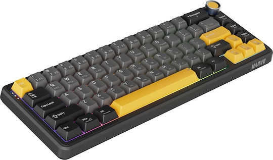 Marvo Titan 65 Ασύρματο Gaming Μηχανικό Πληκτρολόγιο 65% με RGB φωτισμό (International English)