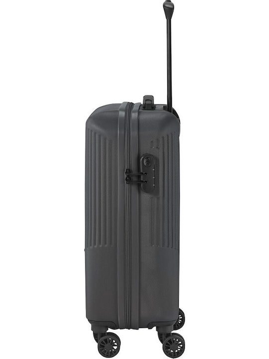 Travelite Bali Kabinenreisekoffer Hartschalen Anthracite mit 4 Räder Höhe 55cm 72347-04