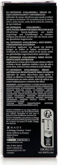 Institut Esthederm Intensive Hyaluronic+ Serum Hidratant și Anti-îmbătrânire pentru Ochi cu Acid Hialuronic pentru Cearcăne 15ml