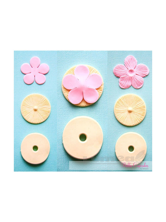 Fmm Sugarcraft Στένσιλ Ζαχαροπλαστικής από Σιλικόνη 2τμχ