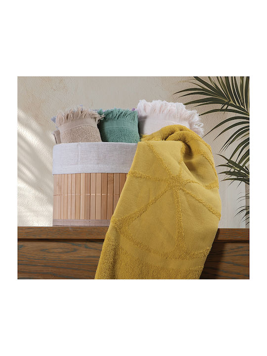 Nef-Nef Homeware Pineapple Ποτηρόπανο από 100% Βαμβάκι σε Μπεζ Χρώμα 50x50cm Nef-Nef Homeware Pineapple Ποτηρόπανο από 100% Βαμβάκι σε Μπεζ Χρώμα 50x50cm