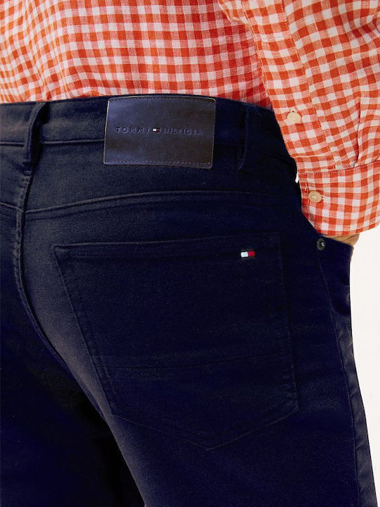Trousers in Straight Line Dark Night Navy