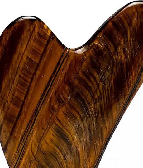 Authentic Gua Sha Tiger Eye Face Massage Stone Tiger Eye