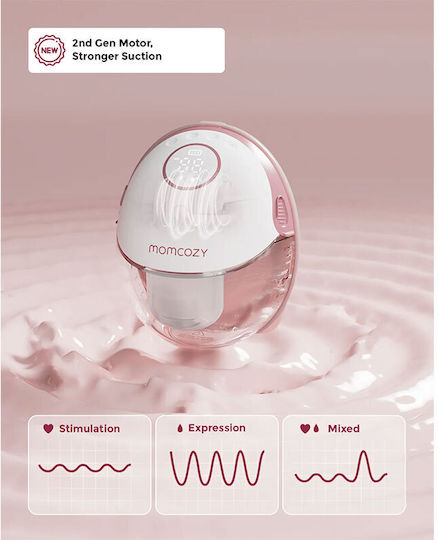Momcozy Electric Double Breast Pump Pump Red 180ml