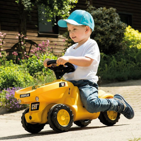 Rolly Toys Tractor Dumper Cat Junior Αυτοκινητάκι Ride On για 12+ μηνών Κίτρινο