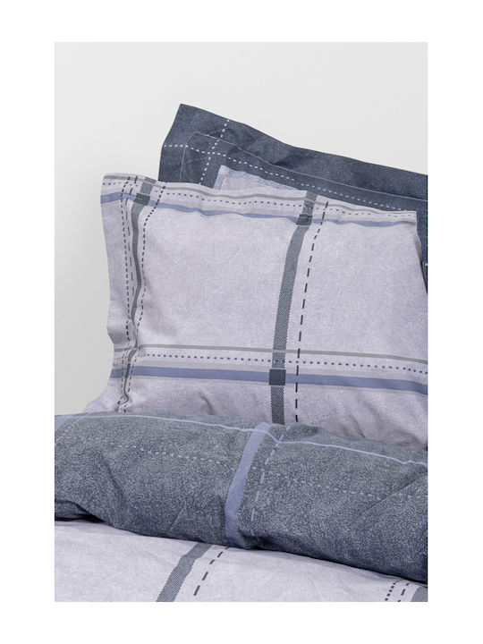 Nima Bettbezug-Set Baumwolle Übergröße mit 2 Kissenbezügen 240x220 Whilow Monochrome