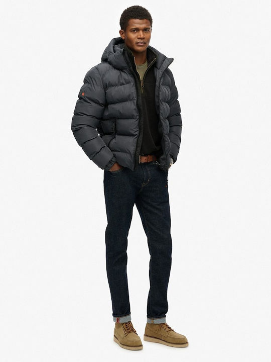 Winter Jacket Puffer Ebony