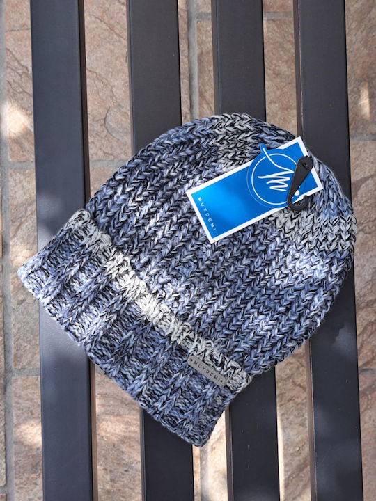Beanie Männer Beanie Gestrickt in Blau Farbe