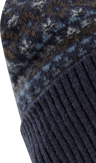 Beanie Beanie Knitted in Navy Blue color