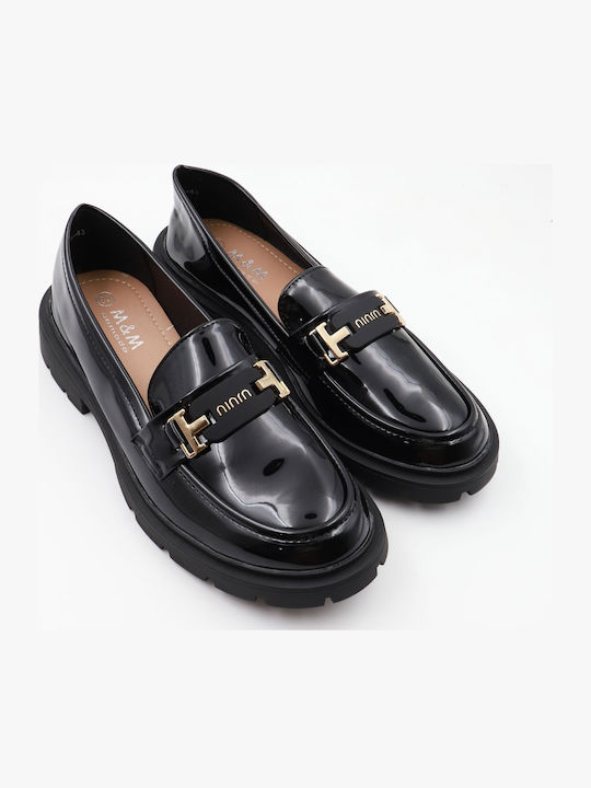 Women's Moccasins in Black Color