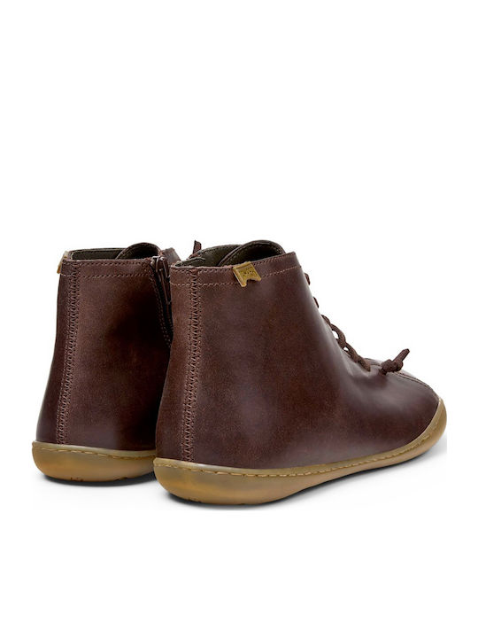 Peu Cami Leather Brown Men's Boots Anatomical