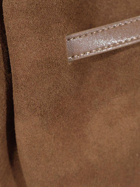 Leather Women's Bag Tote Handbag Brown