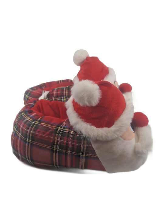 Santa Claus Mad House Men's Slipper Red