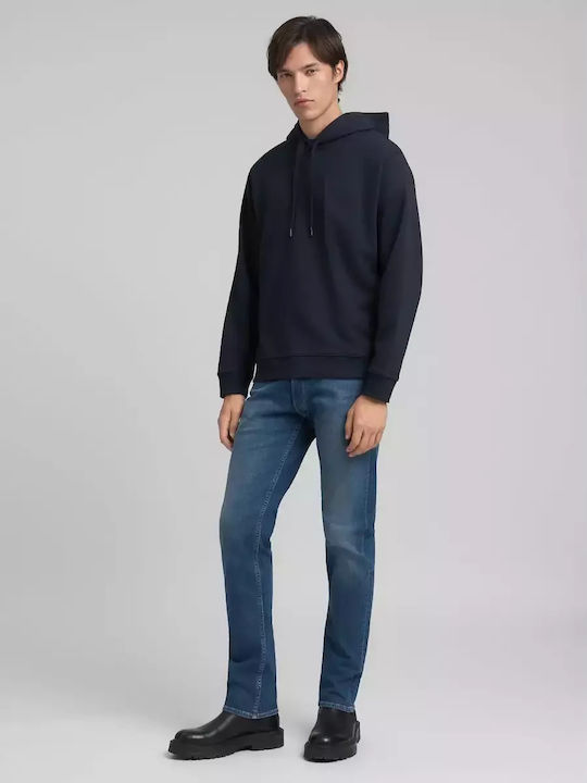 Sweatshirt with Hood Dark Blue