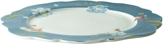 Laura Ashley Seaspray Uni Πιάτο Ρηχό από Πορσελάνη Μπλε με Διάμετρο 24.5cm