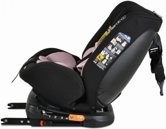 Moni I-maxx Καθισματάκι Αυτοκινήτου i-Size με Isofix Baby Pink