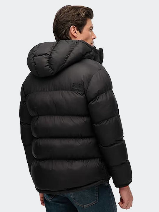 Superdry Μπουφάν Puffer Μαύρο