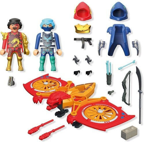 Playmobil Hero Fight with Drone and Evil Ninja за 4-10 години