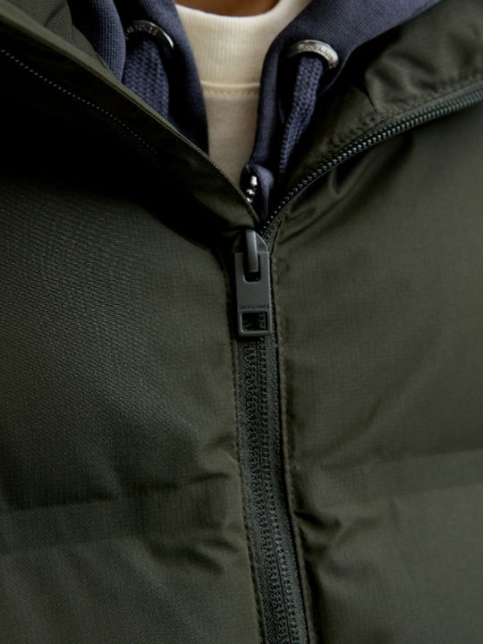 Geacă Puffer Verde Olive
