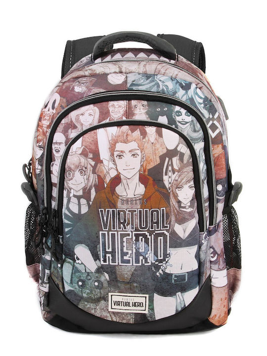Hs Virtual Hero Ghiozdan Școlar Multicolor De Spate