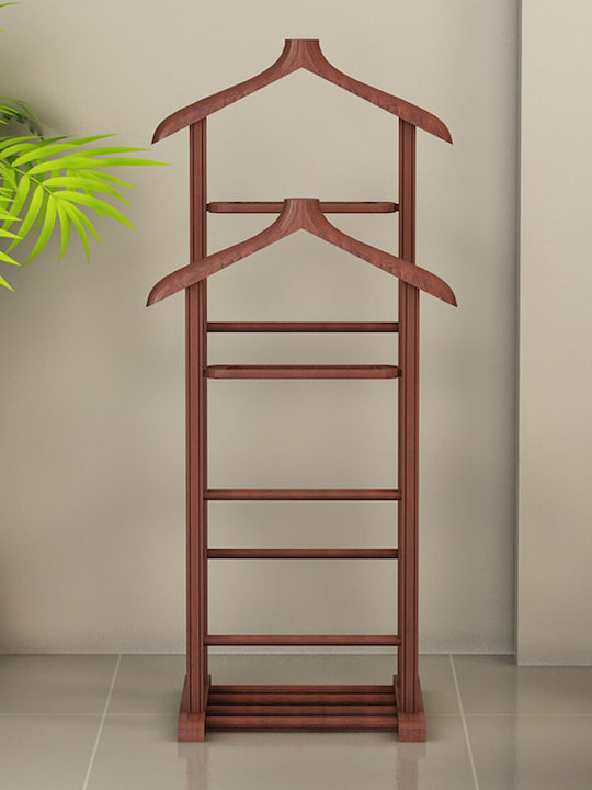 Aithrio Cuier de podea din Lemn Maro 33.5x120x120cm