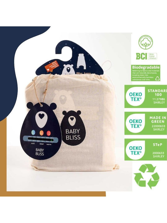 Baby Bliss Зима Спален чувал с крачета 2.5 Тог Penguin Blue