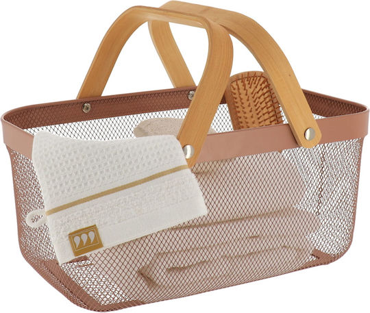 Atmosphera Aufbewahrungskorb Braun 39x25x19.5cm 1Stück