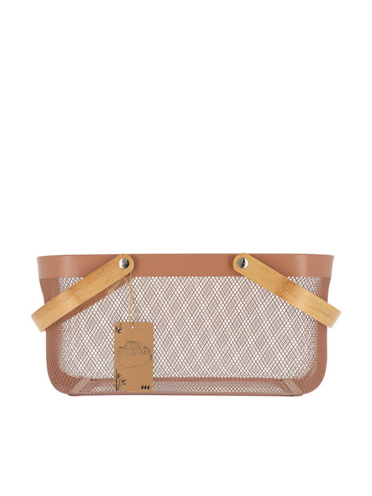 Atmosphera Storage Basket Brown 39x25x19.5cm 1pcs
