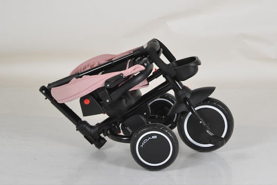 Byox Cruz Foldable and Convertible Kids Tricycle for 1-6 Years Pink