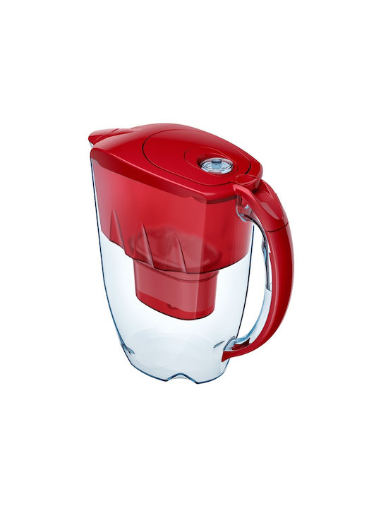 Aquaphor Jasper Cană de Servire Metal Roșu cu Filtru 1buc
