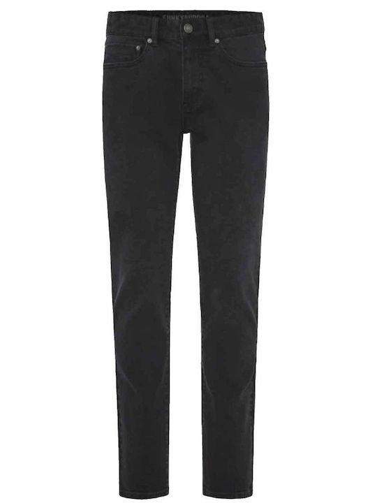 Ανδρικό Παντελόνι Τζιν με Slim Εφαρμογή Dk Grey
