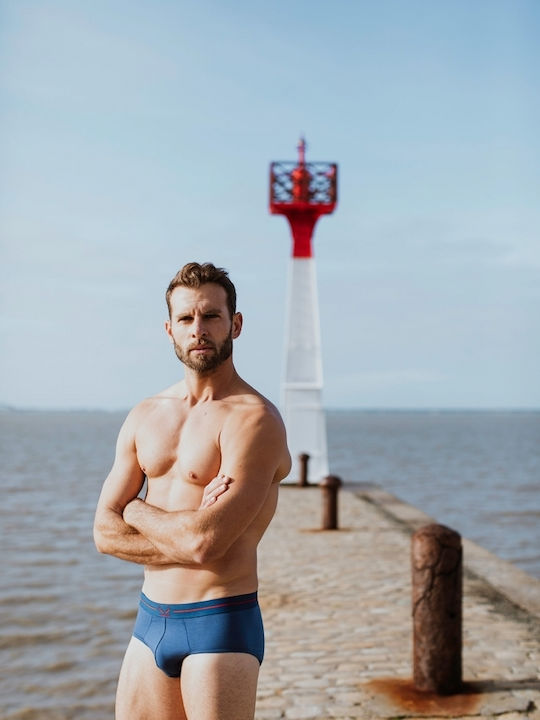Men's Slip Dark Blue