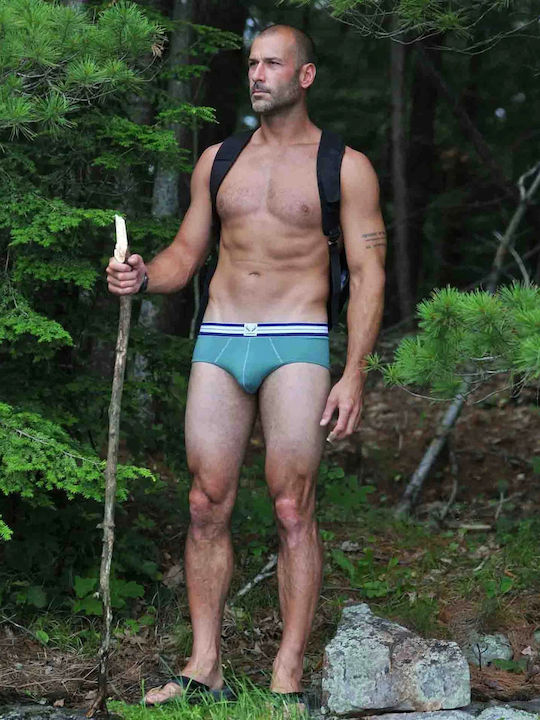 Herren Slips Green 1Packung
