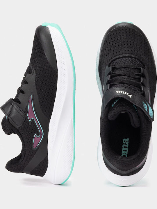Rodio Jr Αθλητικά Παιδικά Παπούτσια Running με Κορδόνια Black-Pink