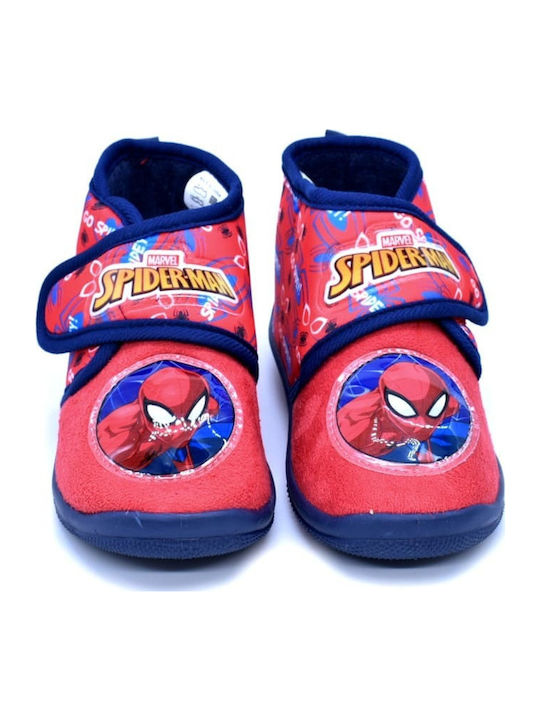 Παντόφλες Μποτάκια Κόκκινες Spiderman