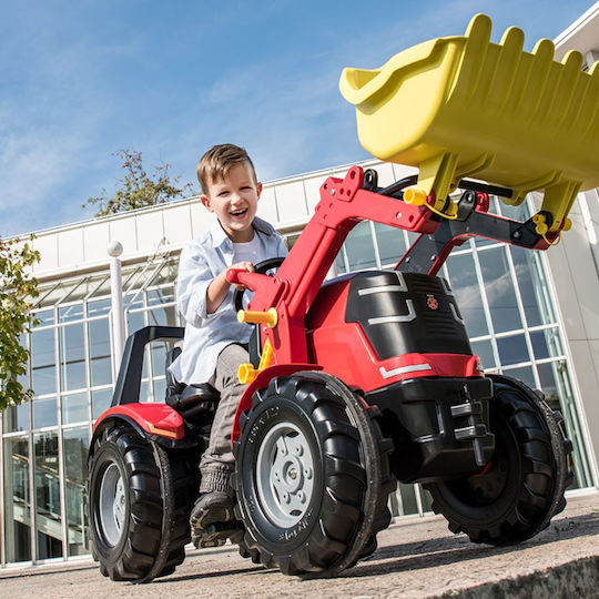 Kinder Bagger X-Trac Premium Fuß zu Boden mit Kutsche & Pedal Rot