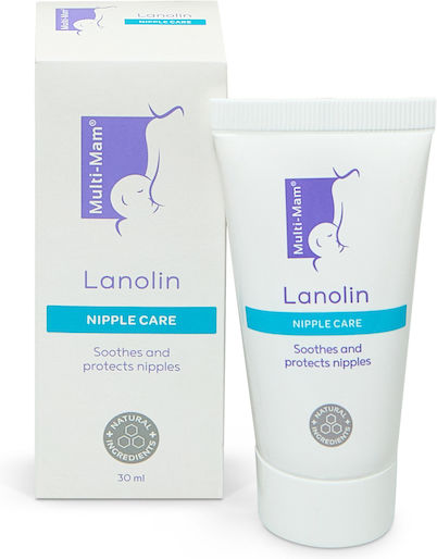Multi-Mam Lanolin Κρέμα Θηλών 30ml