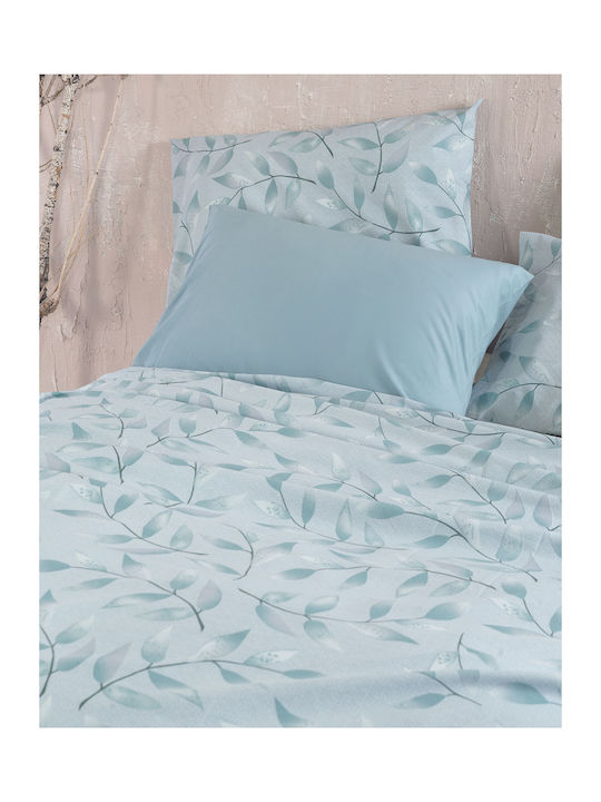 Rythmos Bettbezug-Set Einzelbett mit Kissenbezug 160x250 Demetra Βεραμαν
