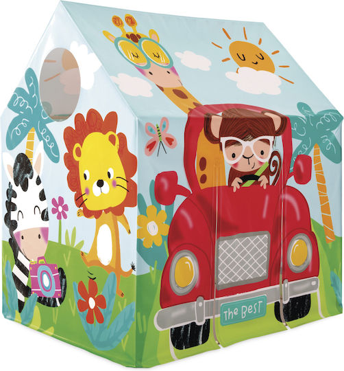 Intex Παιδική Σκηνή Σπιτάκι Jungle Fun Cottage Πολύχρωμο