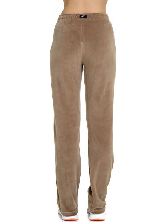 Σετ Φόρμας Fleece Camel