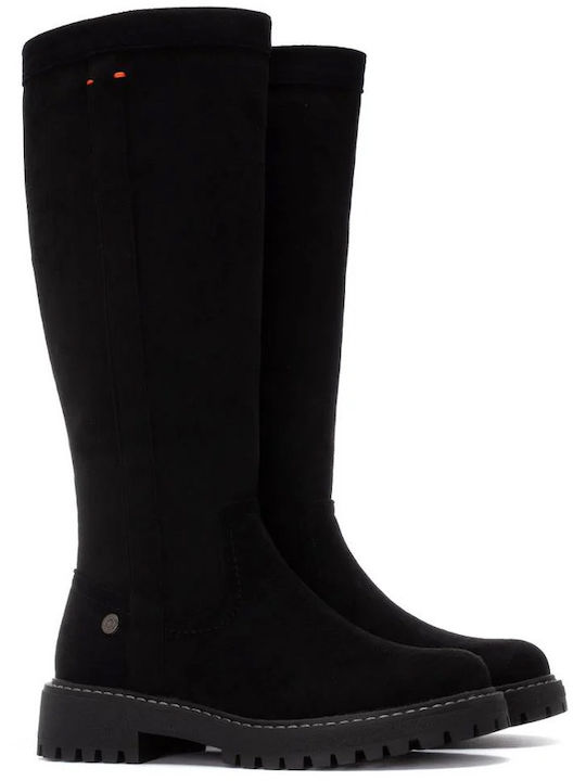 Suede Women's Boots Black